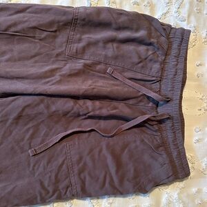 light weight brown joggers